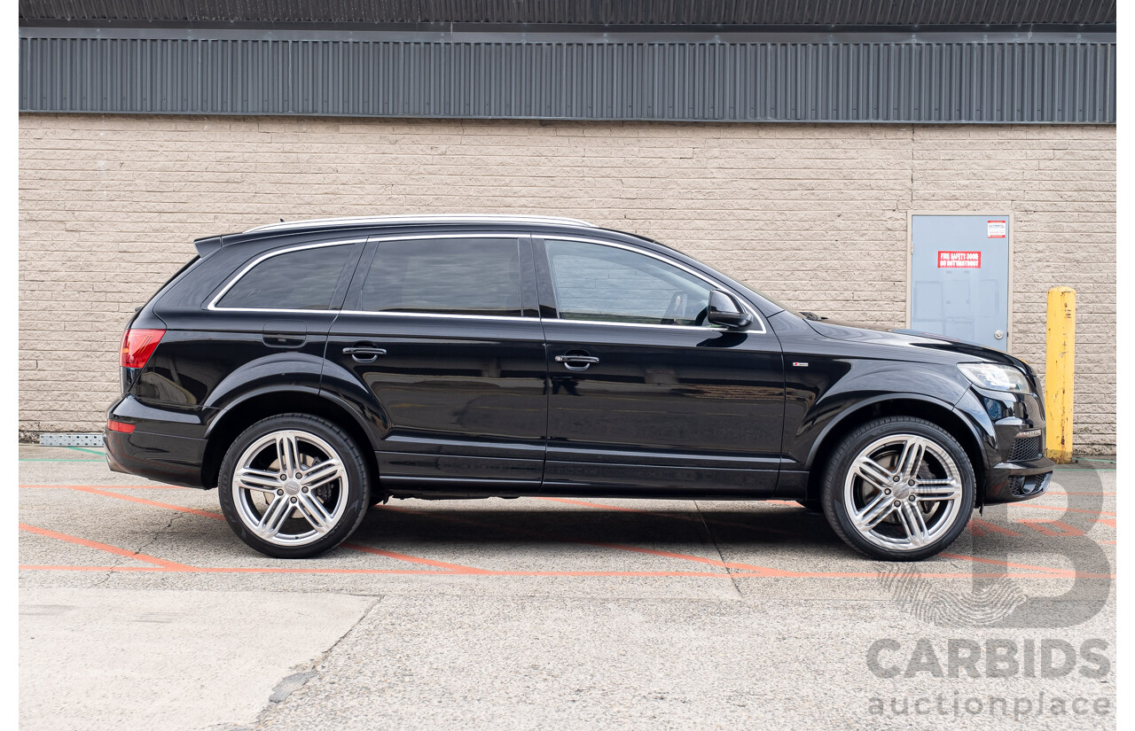 4/2013 Audi Q7 3.0 TDI Quattro MY13 4d Wagon Black Turbo Diesel V6 3.0L - 7 Seater