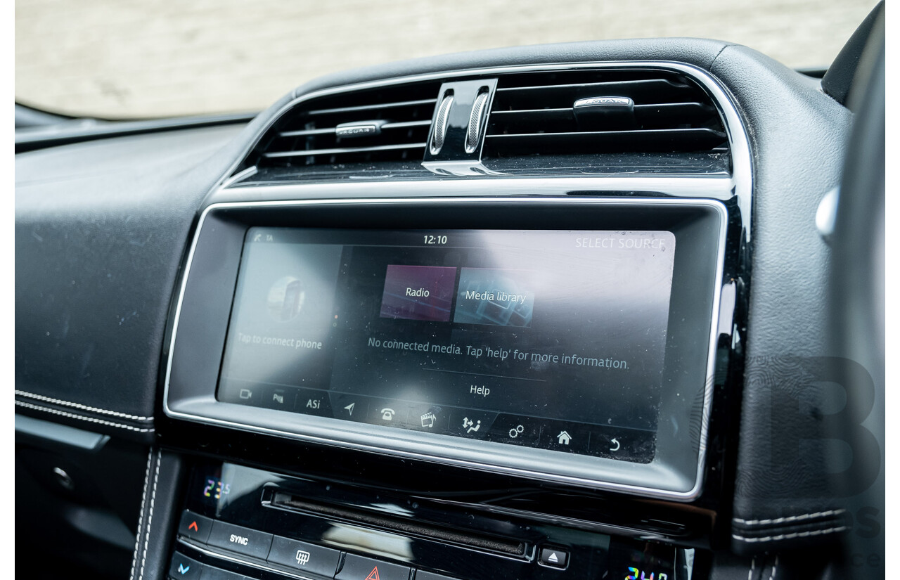 3/2017 Jaguar F-Pace 30d S (AWD) X761 4d Wagon Ultimate Black Turbo Diesel V6 3.0L