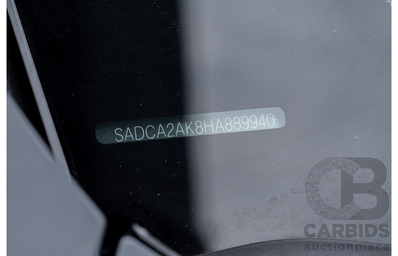 3/2017 Jaguar F-Pace 30d S (AWD) X761 4d Wagon Ultimate Black Turbo Diesel V6 3.0L