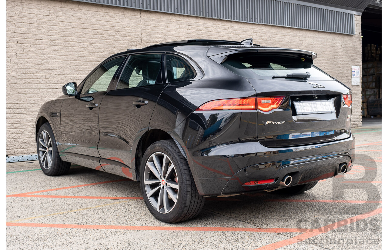 3/2017 Jaguar F-Pace 30d S (AWD) X761 4d Wagon Ultimate Black Turbo Diesel V6 3.0L