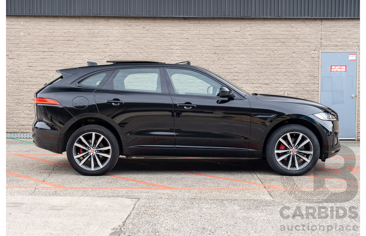 3/2017 Jaguar F-Pace 30d S (AWD) X761 4d Wagon Ultimate Black Turbo Diesel V6 3.0L