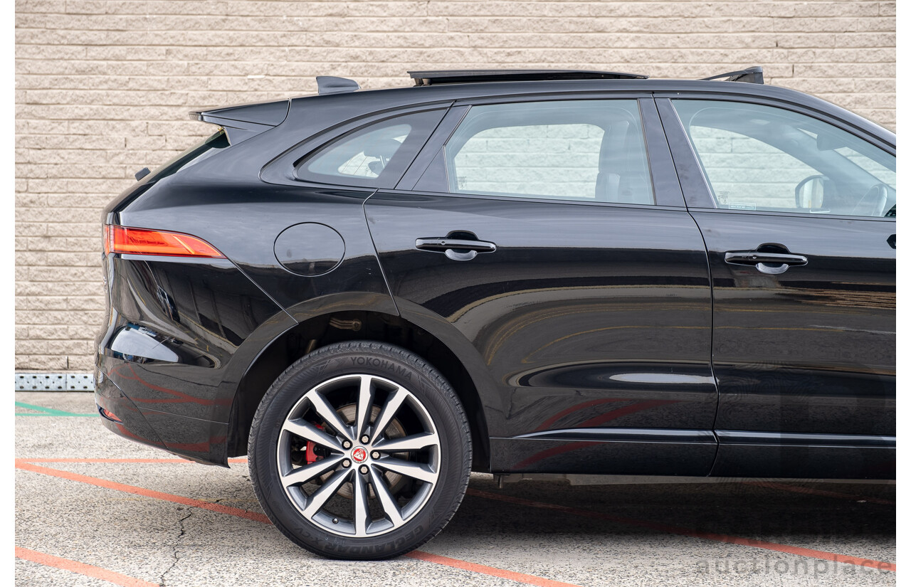 3/2017 Jaguar F-Pace 30d S (AWD) X761 4d Wagon Ultimate Black Turbo Diesel V6 3.0L