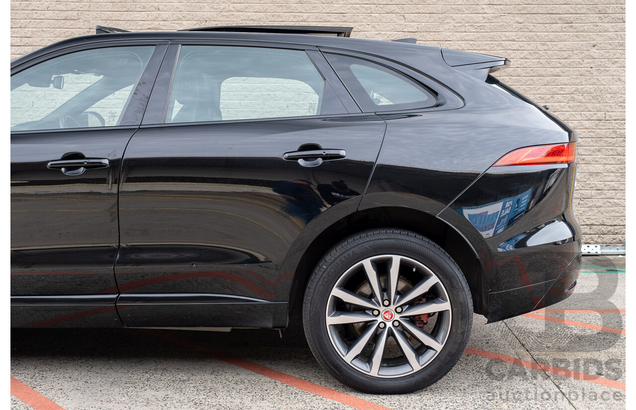 3/2017 Jaguar F-Pace 30d S (AWD) X761 4d Wagon Ultimate Black Turbo Diesel V6 3.0L