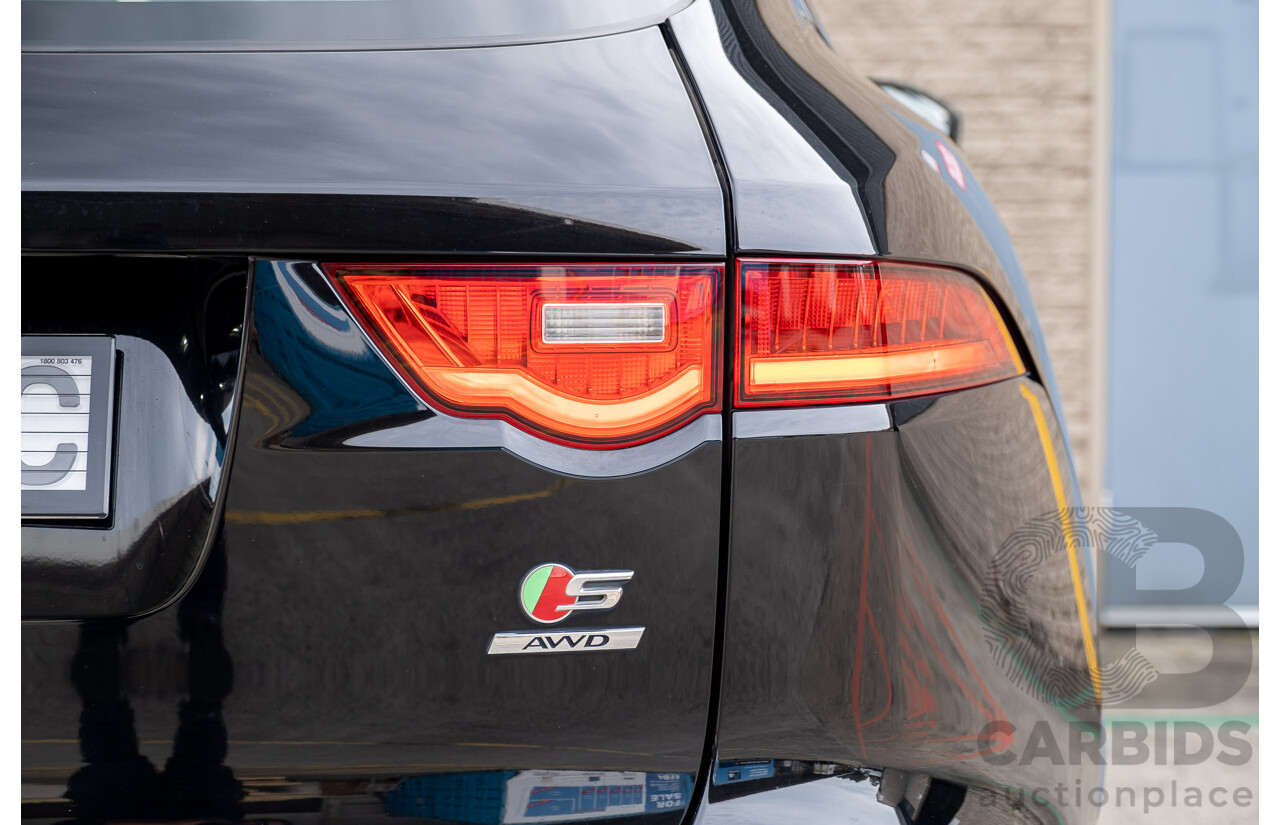 3/2017 Jaguar F-Pace 30d S (AWD) X761 4d Wagon Ultimate Black Turbo Diesel V6 3.0L