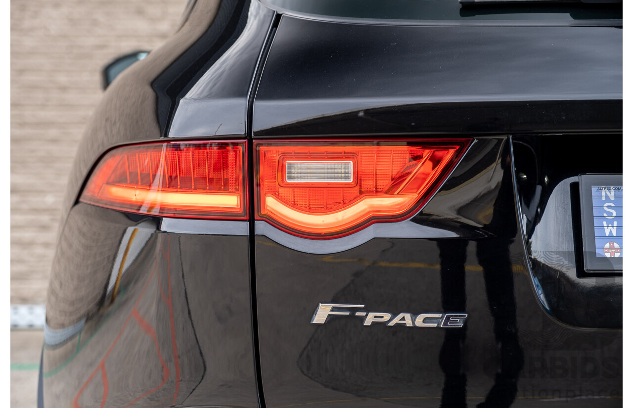 3/2017 Jaguar F-Pace 30d S (AWD) X761 4d Wagon Ultimate Black Turbo Diesel V6 3.0L