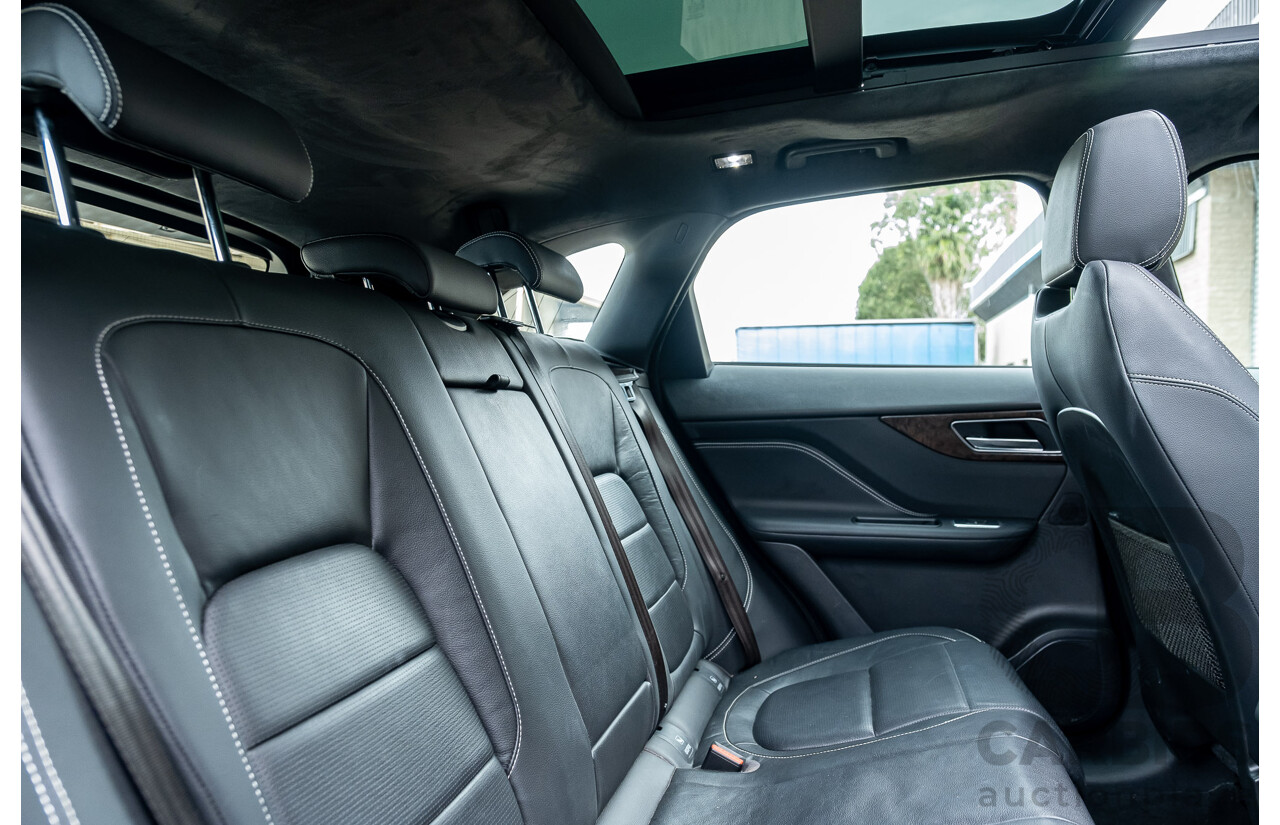 3/2017 Jaguar F-Pace 30d S (AWD) X761 4d Wagon Ultimate Black Turbo Diesel V6 3.0L