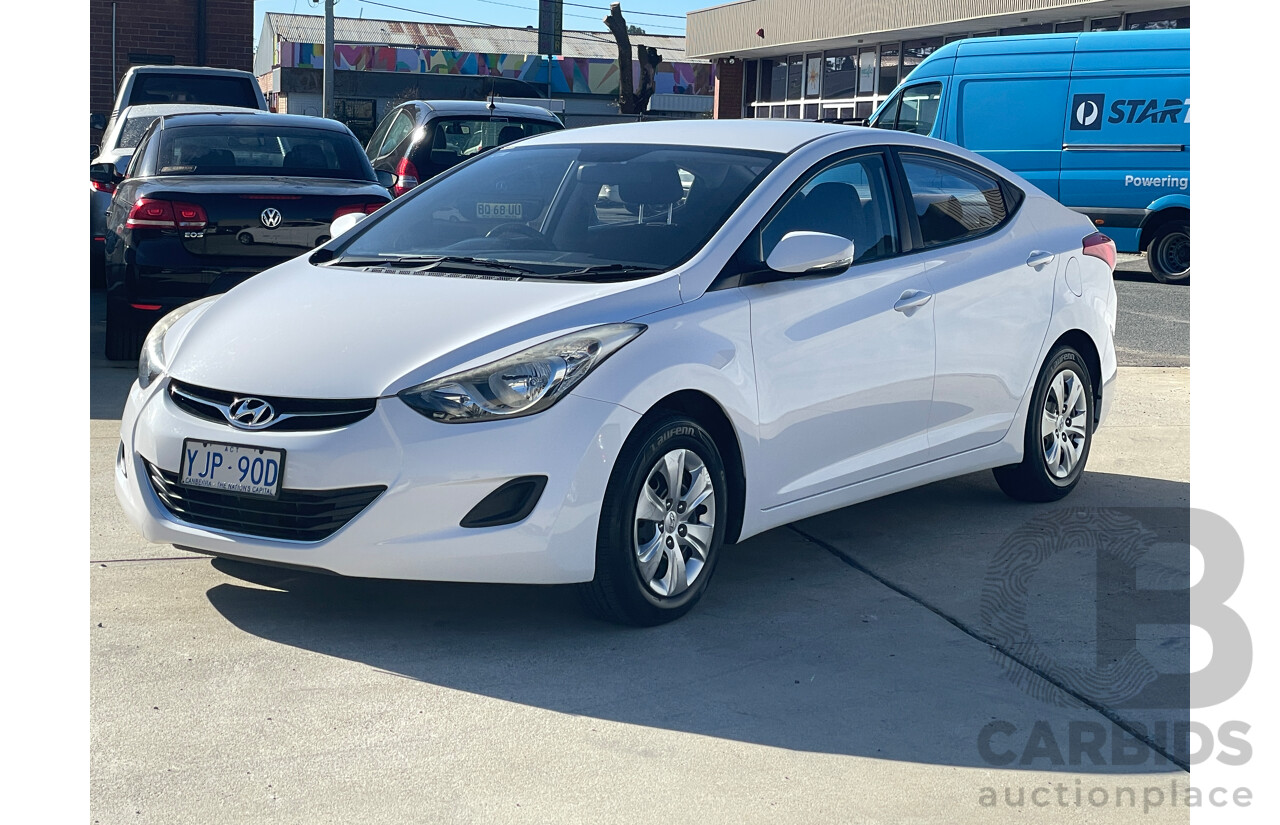 8/2013 Hyundai Elantra Active MD2 4d Sedan White 1.8L