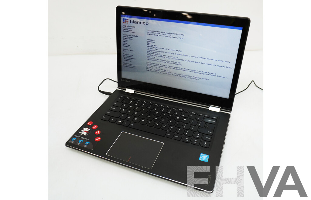 Lenovo Yoga 510 Pentium (4405U) 2.10GHz 2-Core CPU 14-Inch Touchscreen Laptop