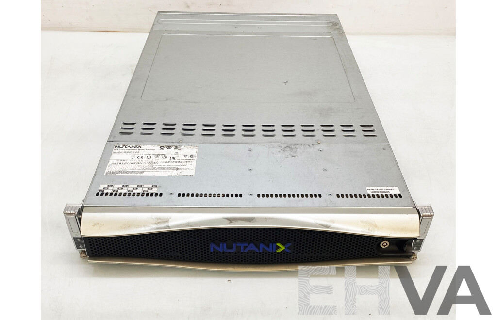 Nutanix (NX-6000) 2RU Dual-Node Server W/ 1x Intel Xeon (2630 V2) 2.6GHz-3.1GHz 6-Core CPU Node