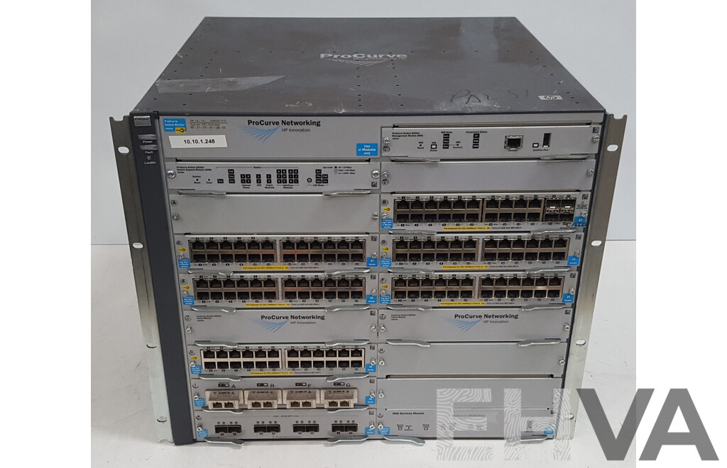 HP (J9091A) ProCurve 8212zl Network Chassis