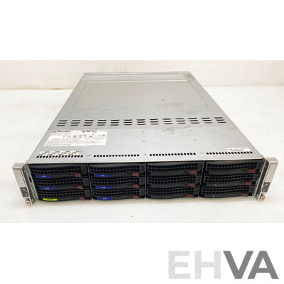 Nutanix (NX-6000) 2RU Dual-Node Server W/ 1x Intel Xeon (2630 V2) 2.6GHz-3.1GHz 6-Core CPU Node