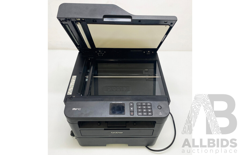 Brother (MFC-L2730DW) Black/White Wireless Multi-Function Mono Laser Printer