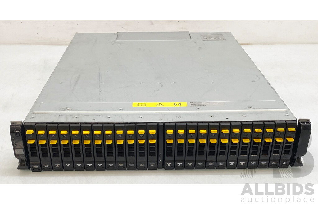 HP (3PARA-SV1009) StoreServ 7400 Hard Drive Array W/ 21.6TB Storage & Controller Modules