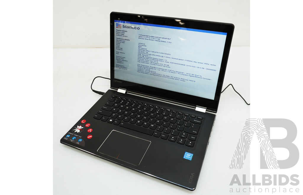 Lenovo Yoga 510 Pentium (4405U) 2.10GHz 2-Core CPU 14-Inch Touchscreen Laptop