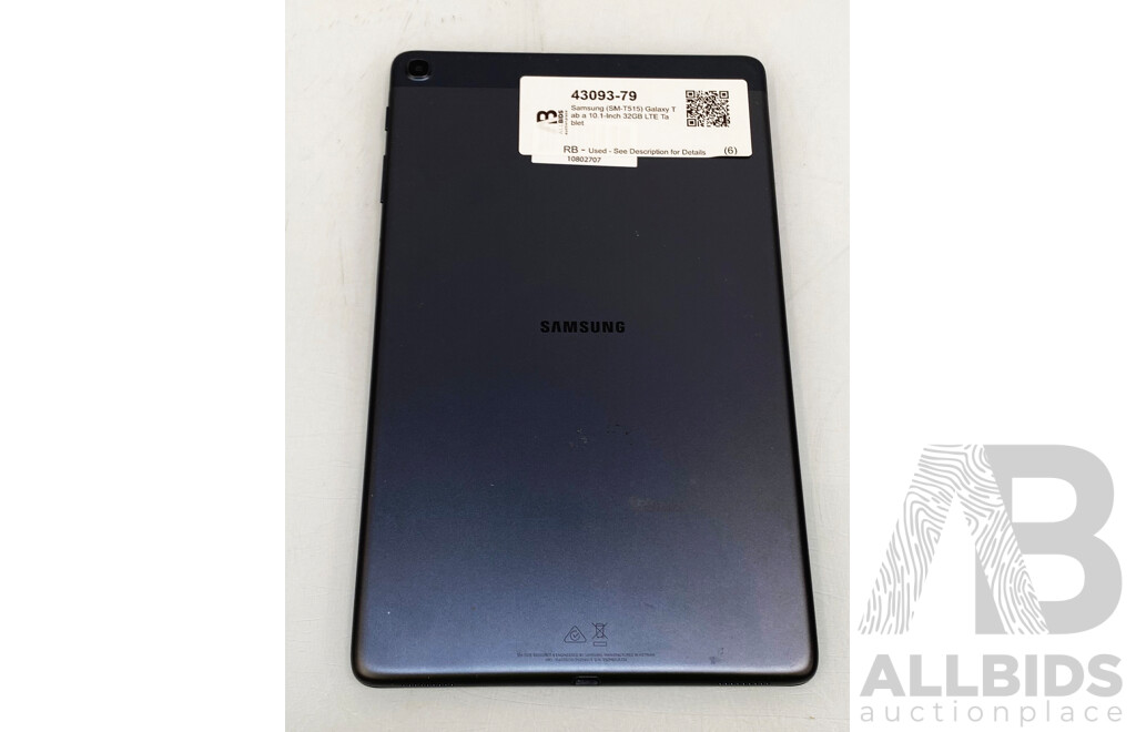 Samsung (SM-T515) Galaxy Tab a 10.1-Inch 32GB LTE Tablet