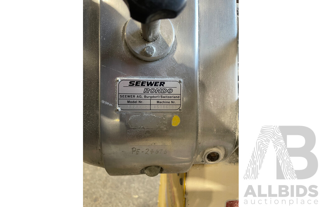 Seewer Rondo Automatic Freestanding Dough Pastry Sheeter