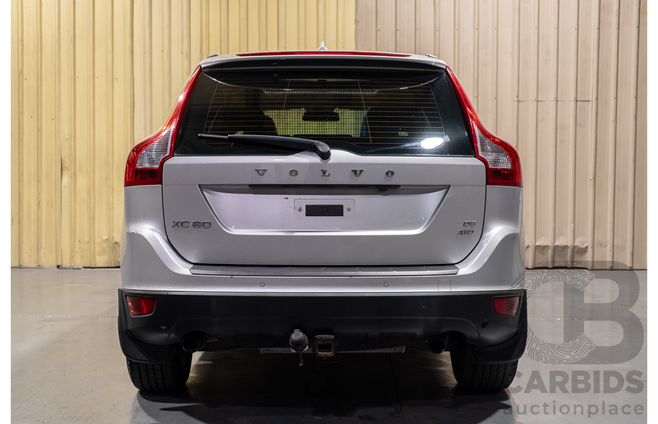 4/2010 Volvo XC60 D5 (AWD) Teknik 2.4 DZ MY10 4d Wagon Silver Turbo Diesel 2.4L