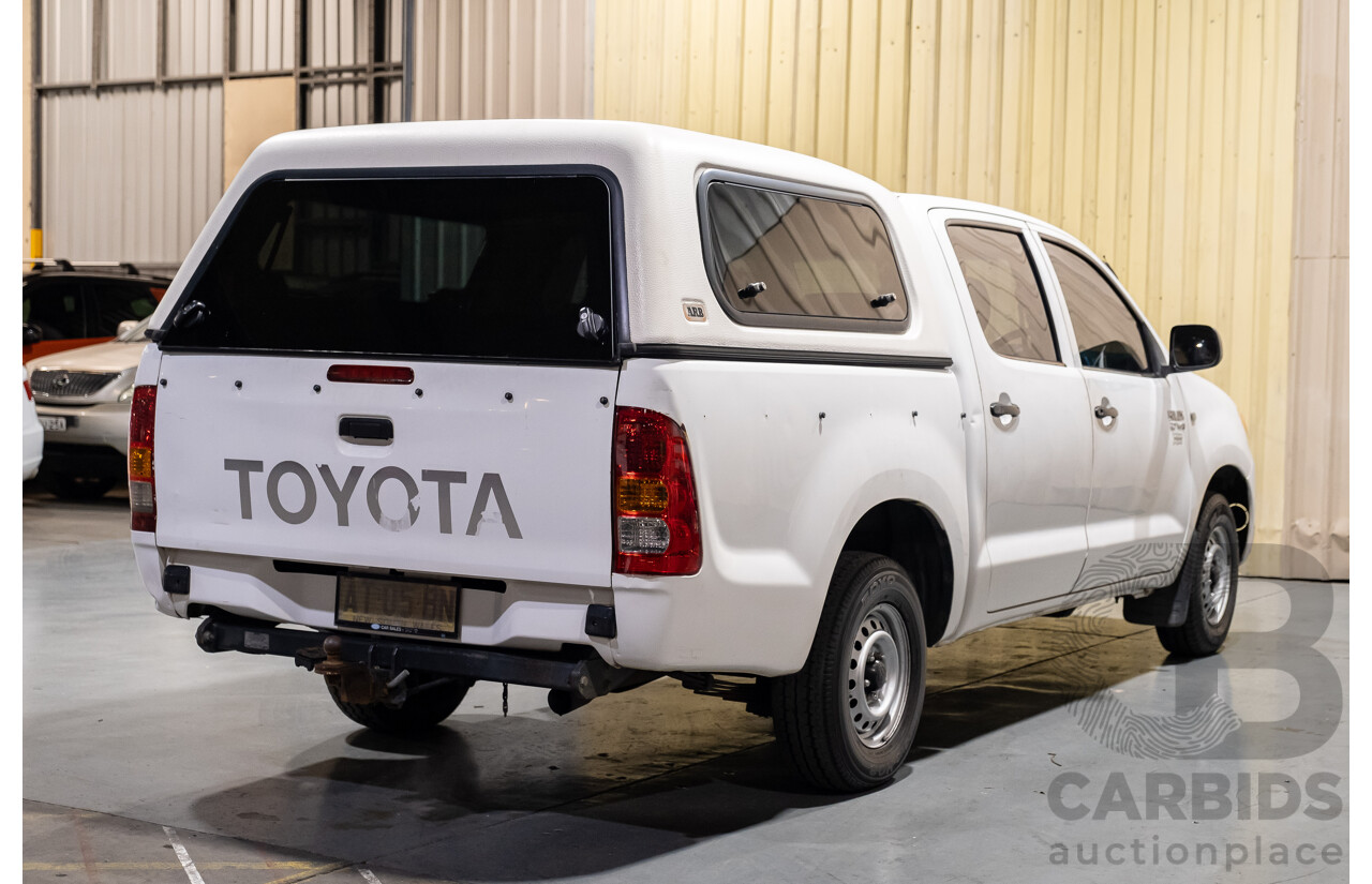 3/2005 Toyota Hilux  RZN149R Dual Cab P/Up Workmate White 2.7L
