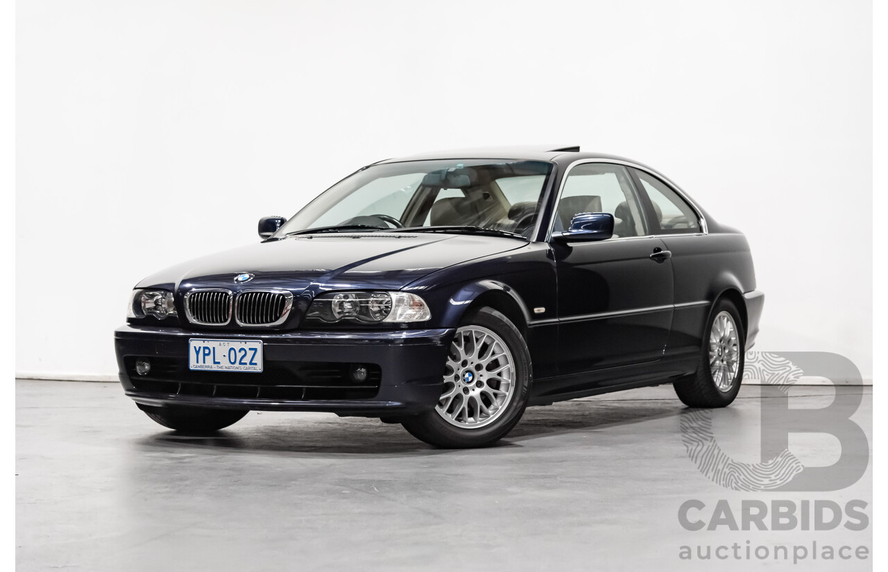 2/2002 Bmw 3 25Ci E46 2d Coupe Blue 2.5L