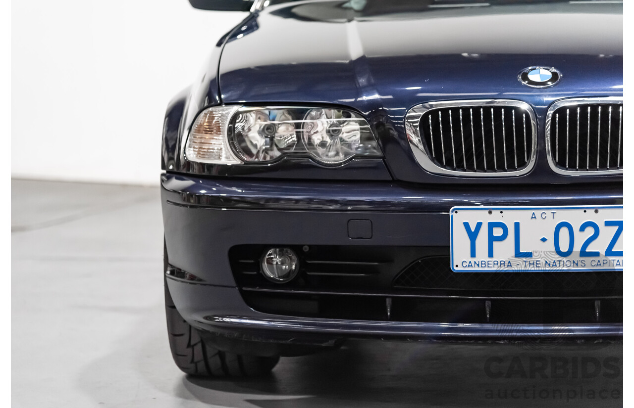 2/2002 Bmw 3 25Ci E46 2d Coupe Blue 2.5L
