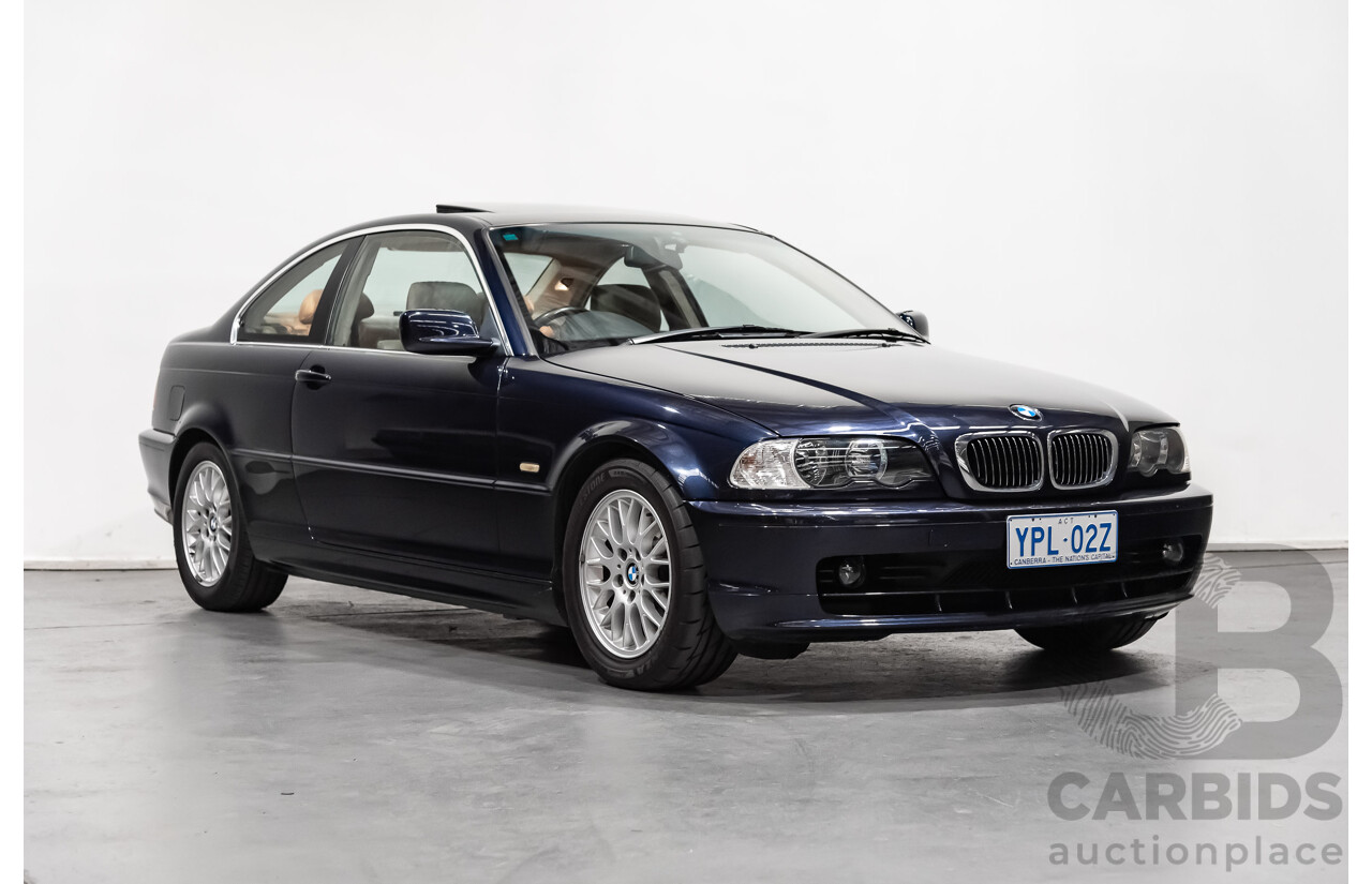 2/2002 Bmw 3 25Ci E46 2d Coupe Blue 2.5L