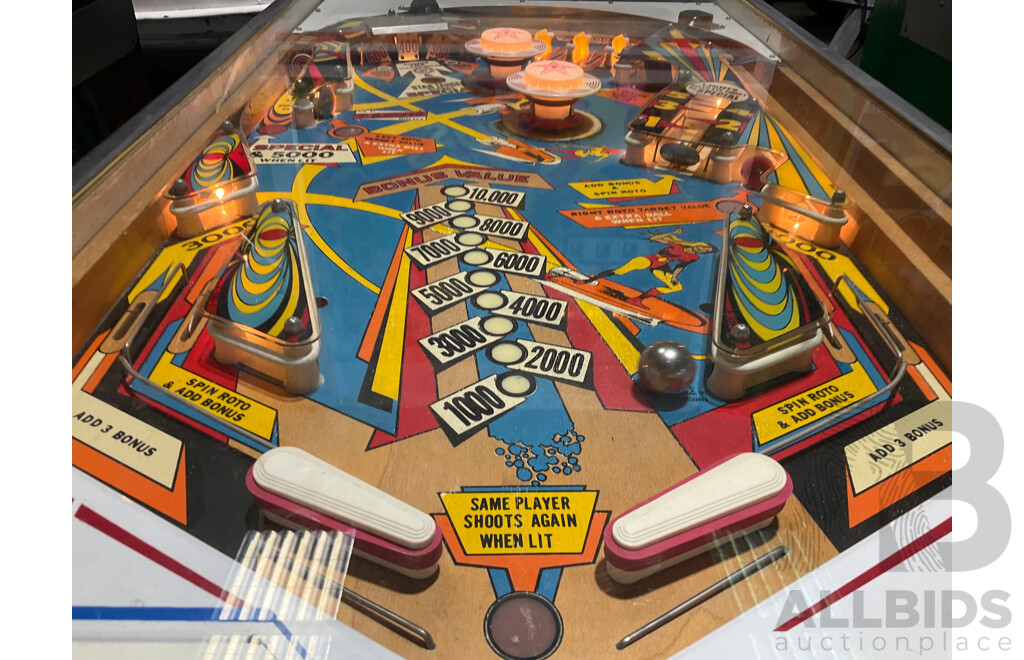 SUPER SPIN (D. Gottlieb & Co) Pinball Machine