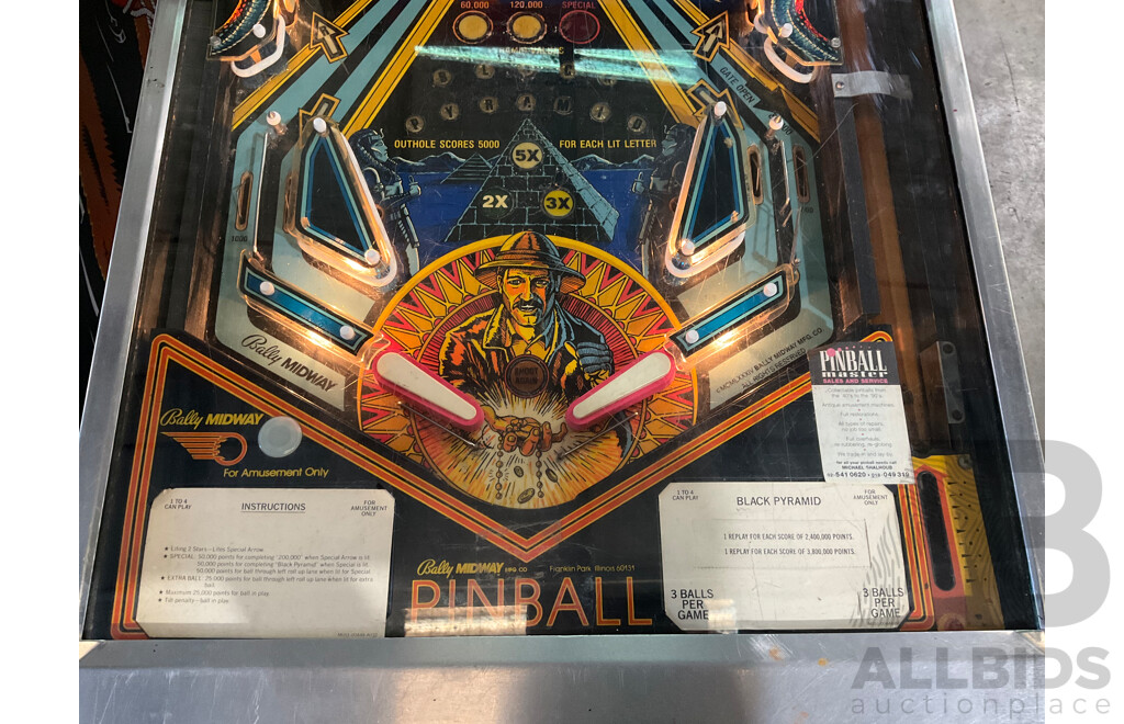BLACK PYRAMID (BALLY) Pinball Machine