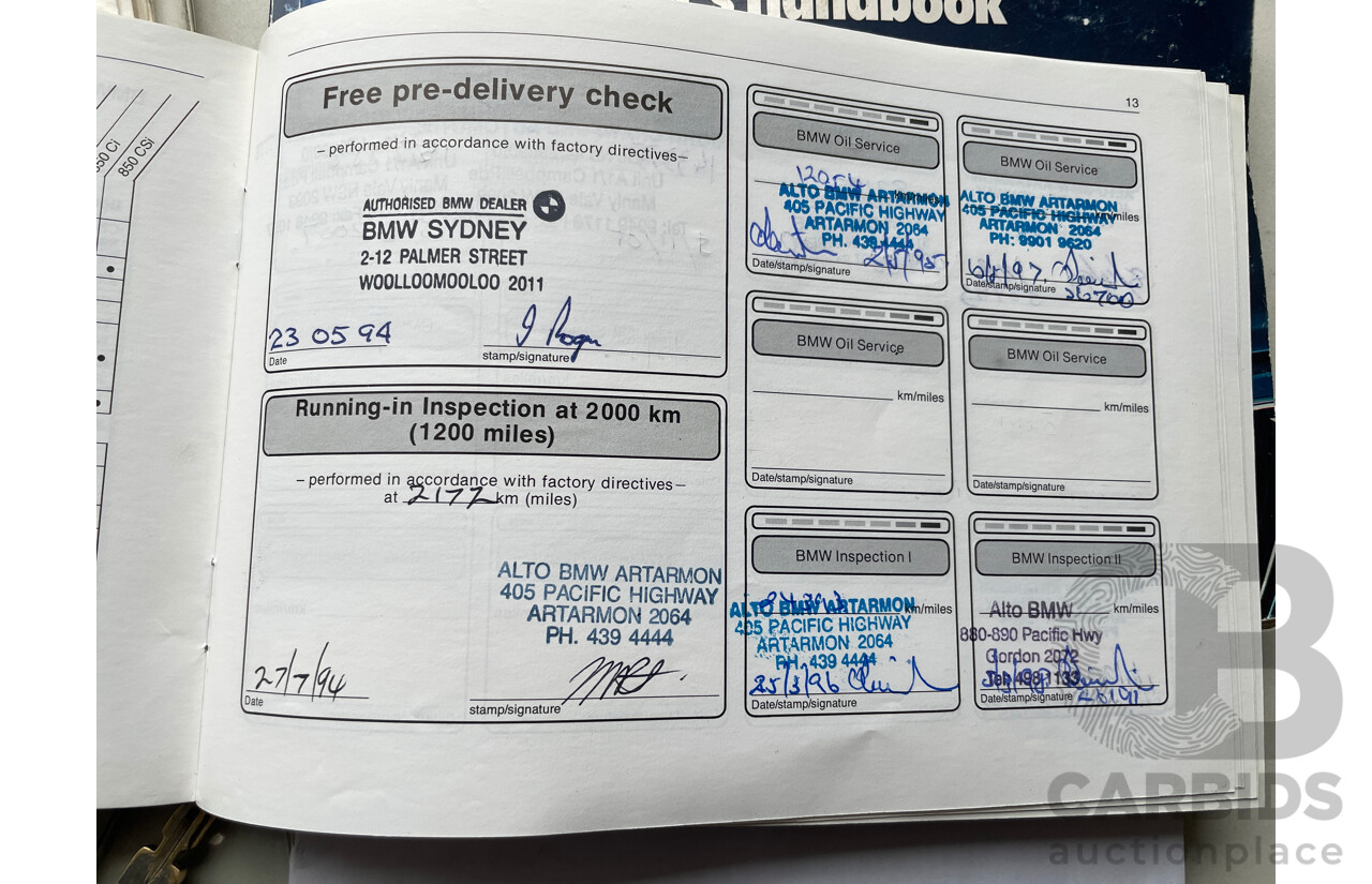 5/1994 Bmw 525i  4d Sedan Grey 2.5L