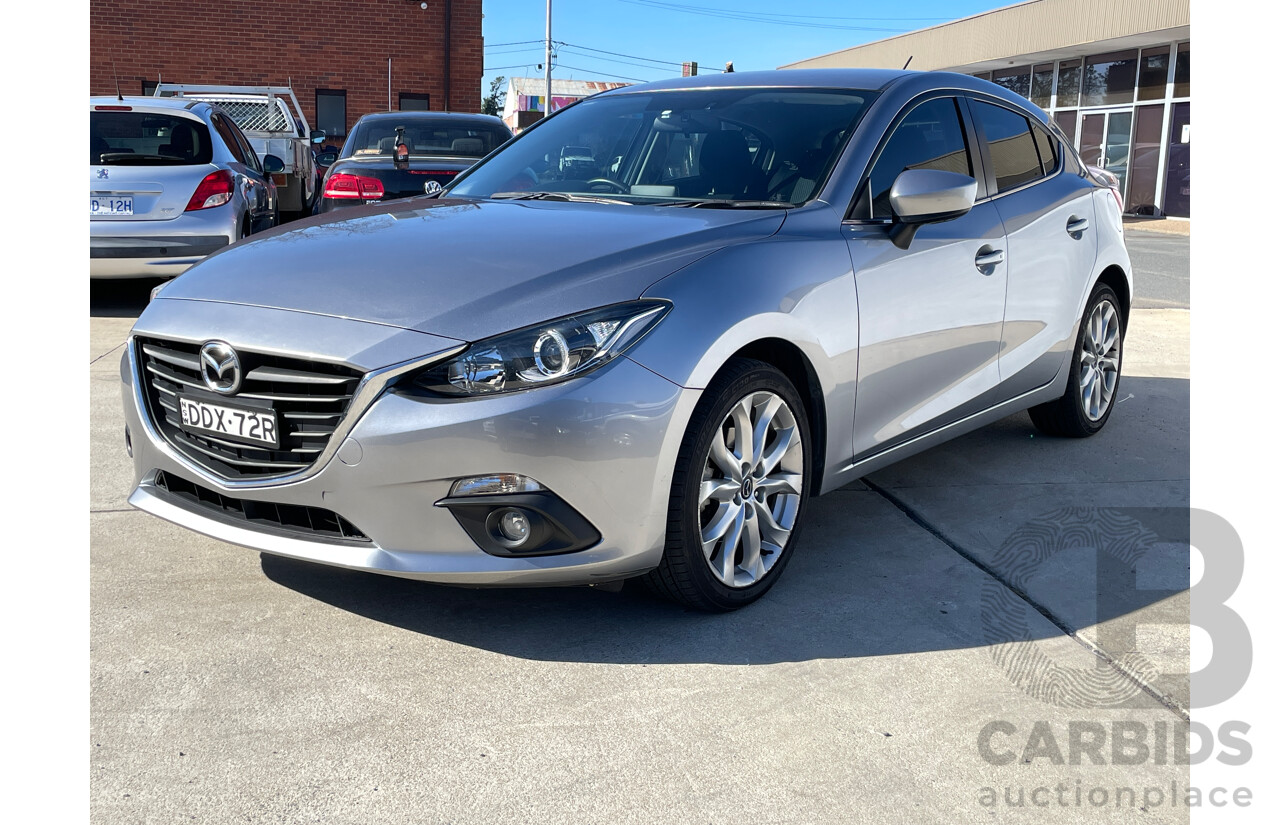 12/2015 Mazda Mazda3 SP25 BM MY15 5d Hatchback Silver 2.5L