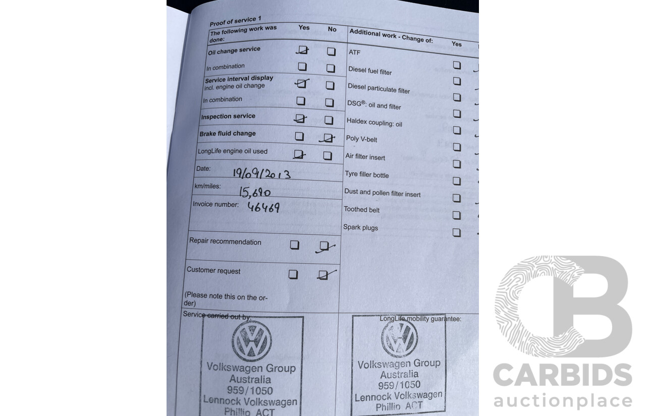 2/2012 Volkswagen Jetta 103 TDI Comfortline 1KM MY12 4d Sedan White 2.0L