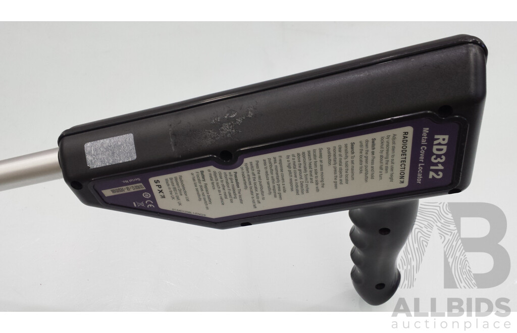 SPX Radiodetection RD312 Metallic Cover Locator