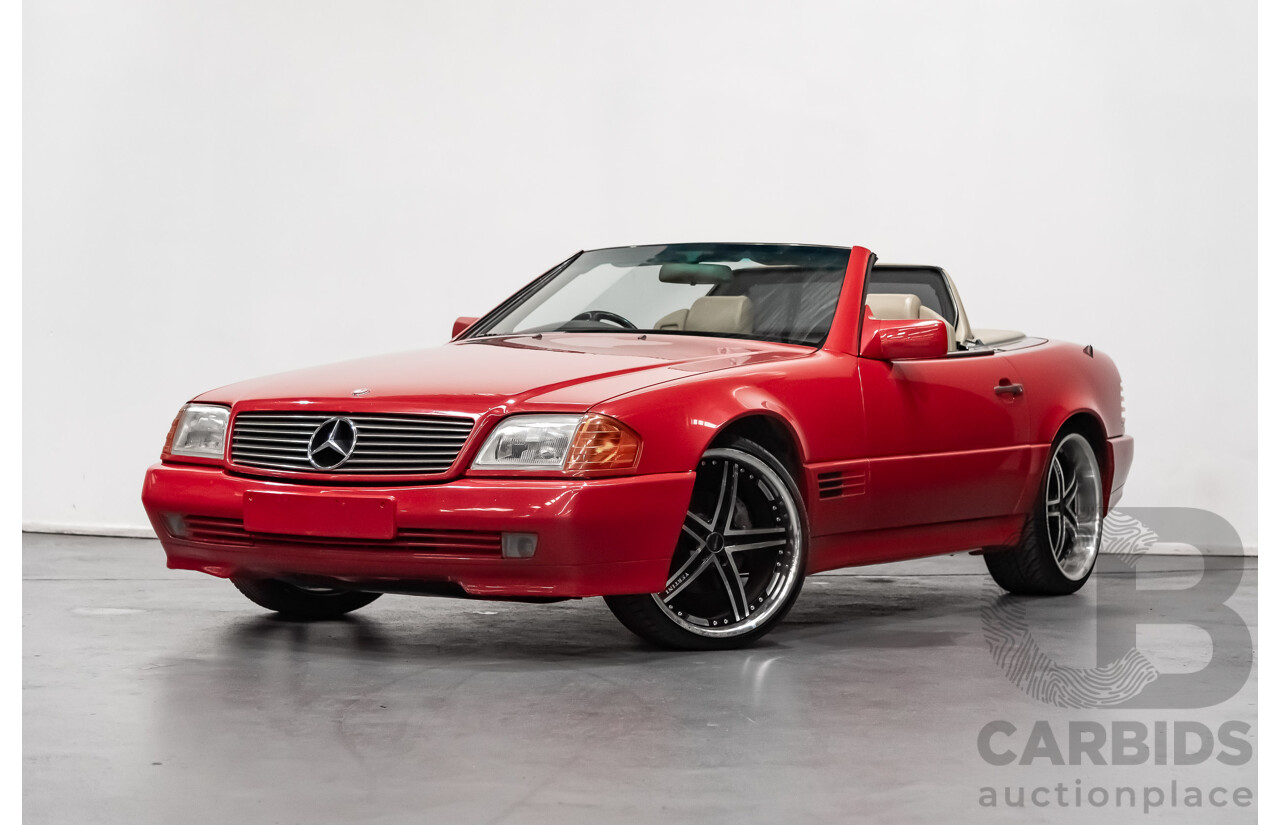 7/1990 Mercedes-Benz 500 SL  2d Convertible Red 5.0L V8