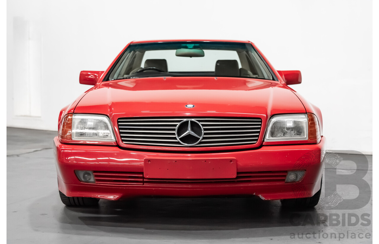 7/1990 Mercedes-Benz 500 SL  2d Convertible Red 5.0L V8