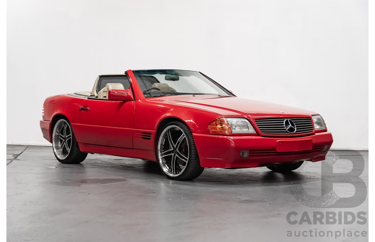 7/1990 Mercedes-Benz 500 SL  2d Convertible Red 5.0L V8