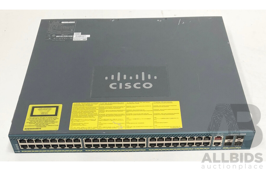 Cisco Catalyst (WS-C4948-E) 4948 48-Port Gigabit Ethernet Switch