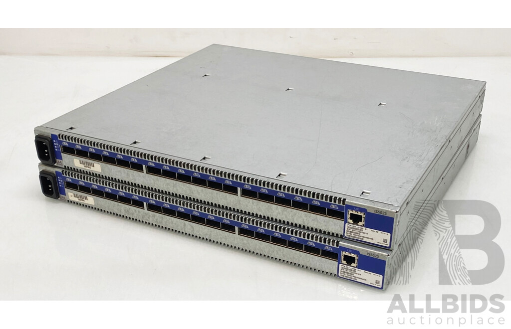 Mellanox (851-0168-01) InfiniScale IS5023 18-Port QDR Port - Lot of Two