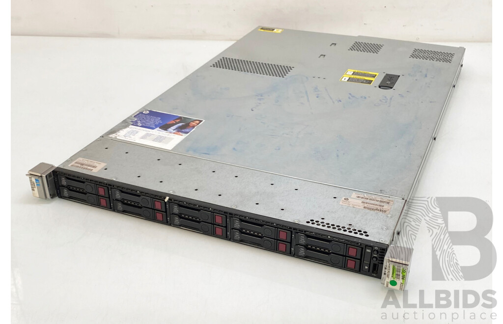 HP ProLiant DL360p Gen8 Dual Intel Xeon (E5-2630) 2.30GHz-2.80GHz 6-Core CPU 1RU Server W/ 32GB DDR3