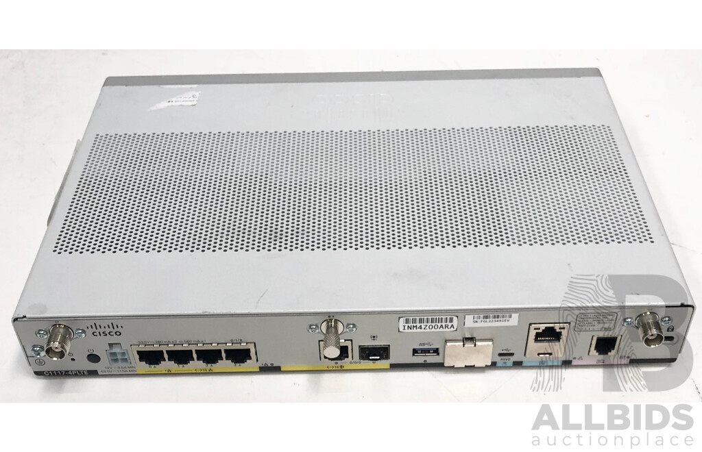 Cisco (C1117-4PLTELA) ISR 1100 - Lot 1523668 | ALLBIDS