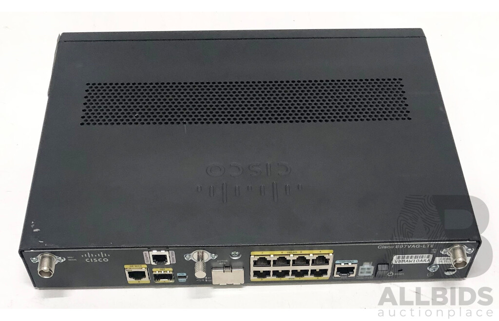 Cisco (C897VAG-LTE-LA-K9) 800 Series - Lot 1528625 | ALLBIDS