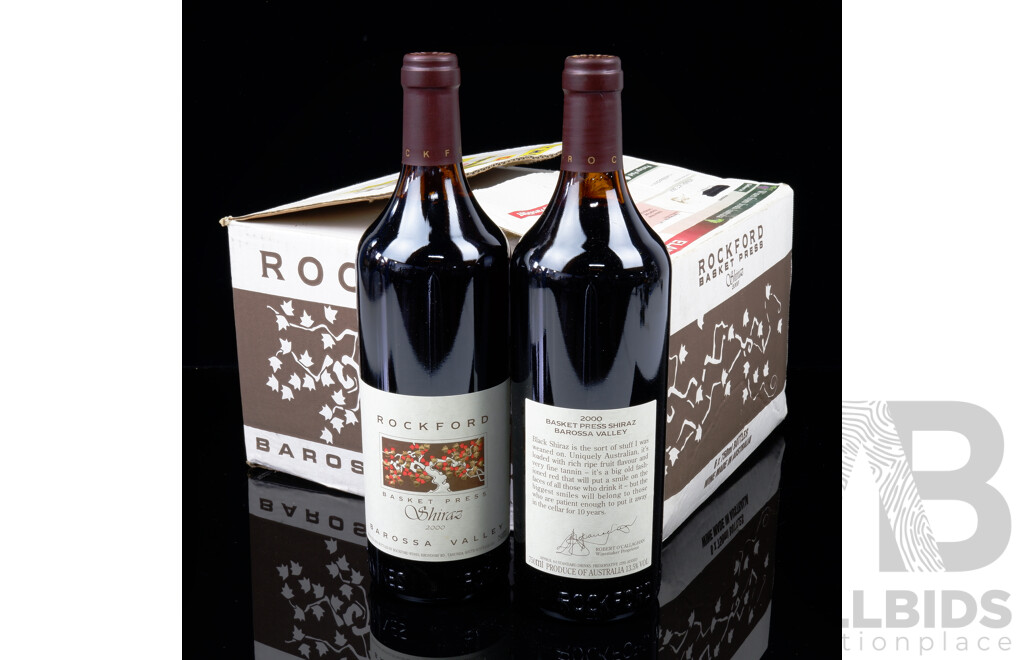 2000 Rockford Basket Press Shiraz - Barossa Valley - 750ml - Quantity of 6