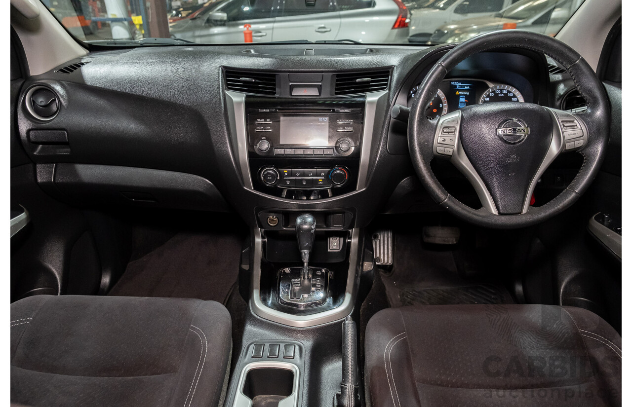 8/2015 Nissan Navara ST (4x2) NP300 D23 Dual Cab Utility White 2.3L