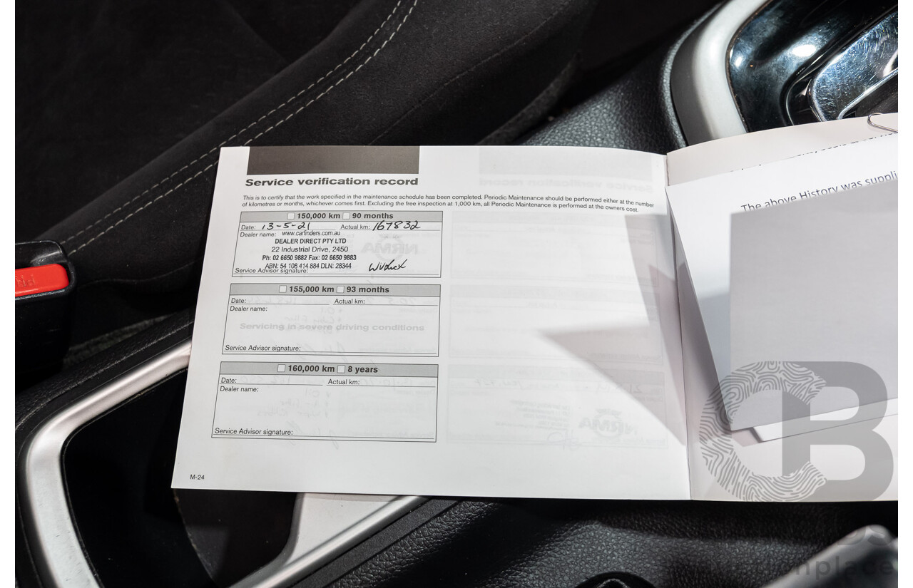 8/2015 Nissan Navara ST (4x2) NP300 D23 Dual Cab Utility White 2.3L
