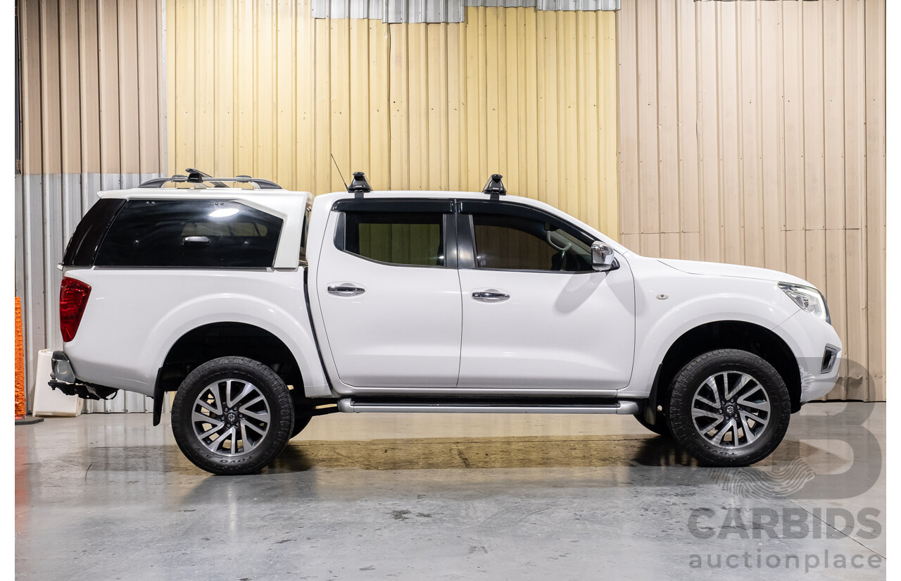 8/2015 Nissan Navara ST (4x2) NP300 D23 Dual Cab Utility White 2.3L