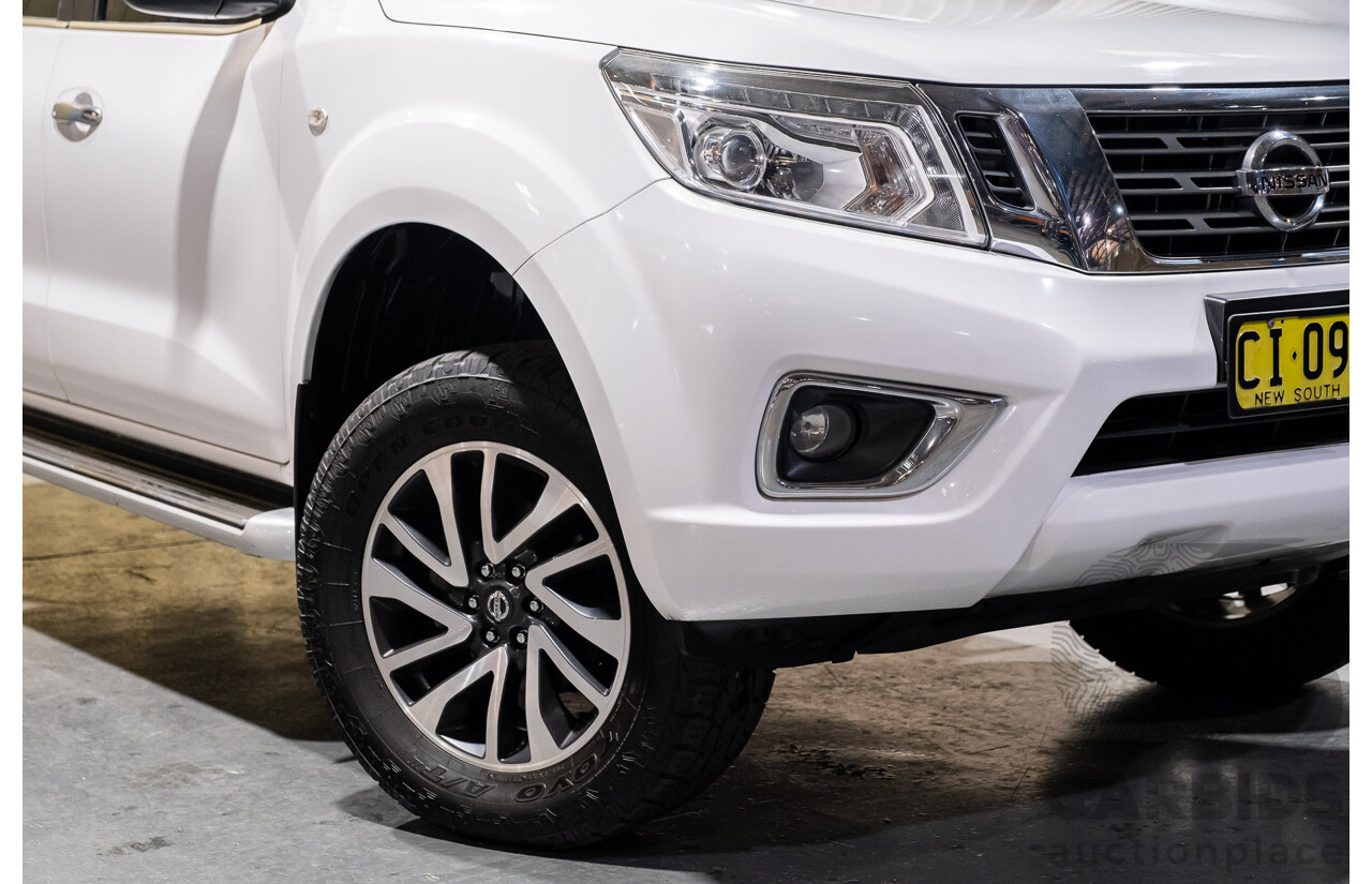 8/2015 Nissan Navara ST (4x2) NP300 D23 Dual Cab Utility White 2.3L