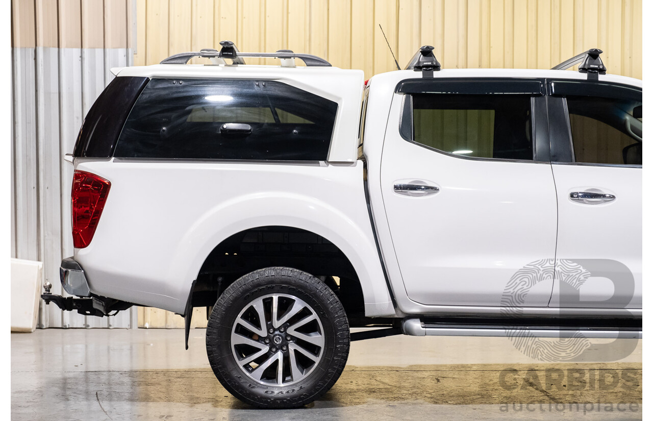 8/2015 Nissan Navara ST (4x2) NP300 D23 Dual Cab Utility White 2.3L