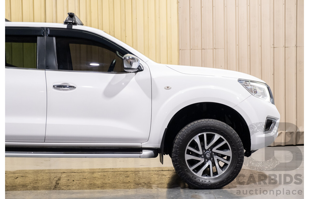 8/2015 Nissan Navara ST (4x2) NP300 D23 Dual Cab Utility White 2.3L