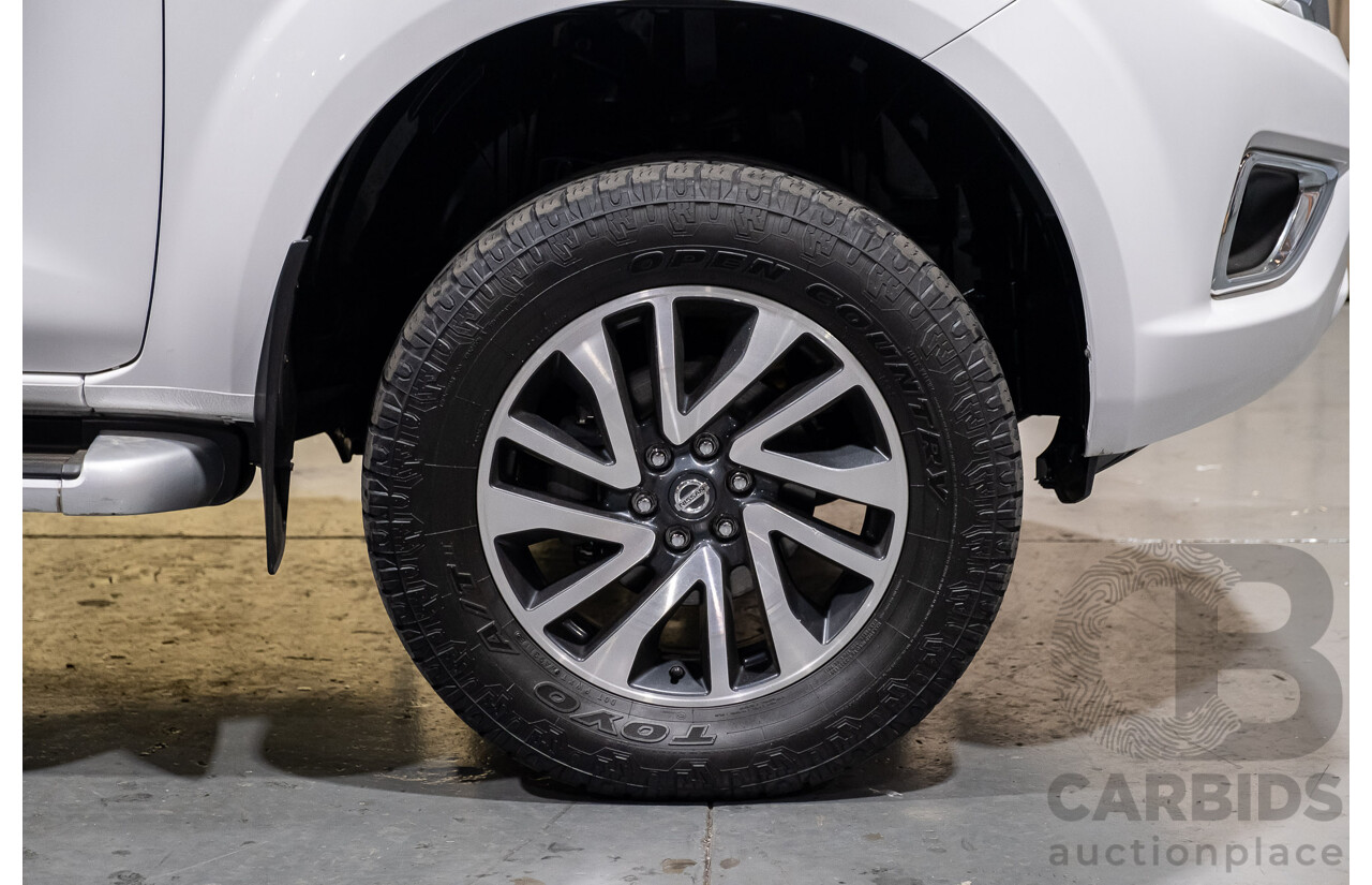 8/2015 Nissan Navara ST (4x2) NP300 D23 Dual Cab Utility White 2.3L
