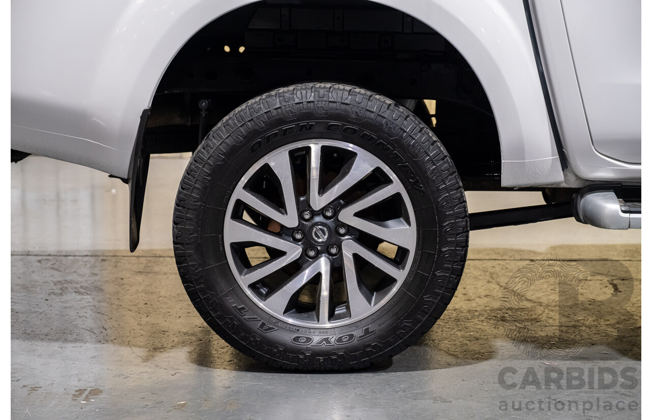 8/2015 Nissan Navara ST (4x2) NP300 D23 Dual Cab Utility White 2.3L