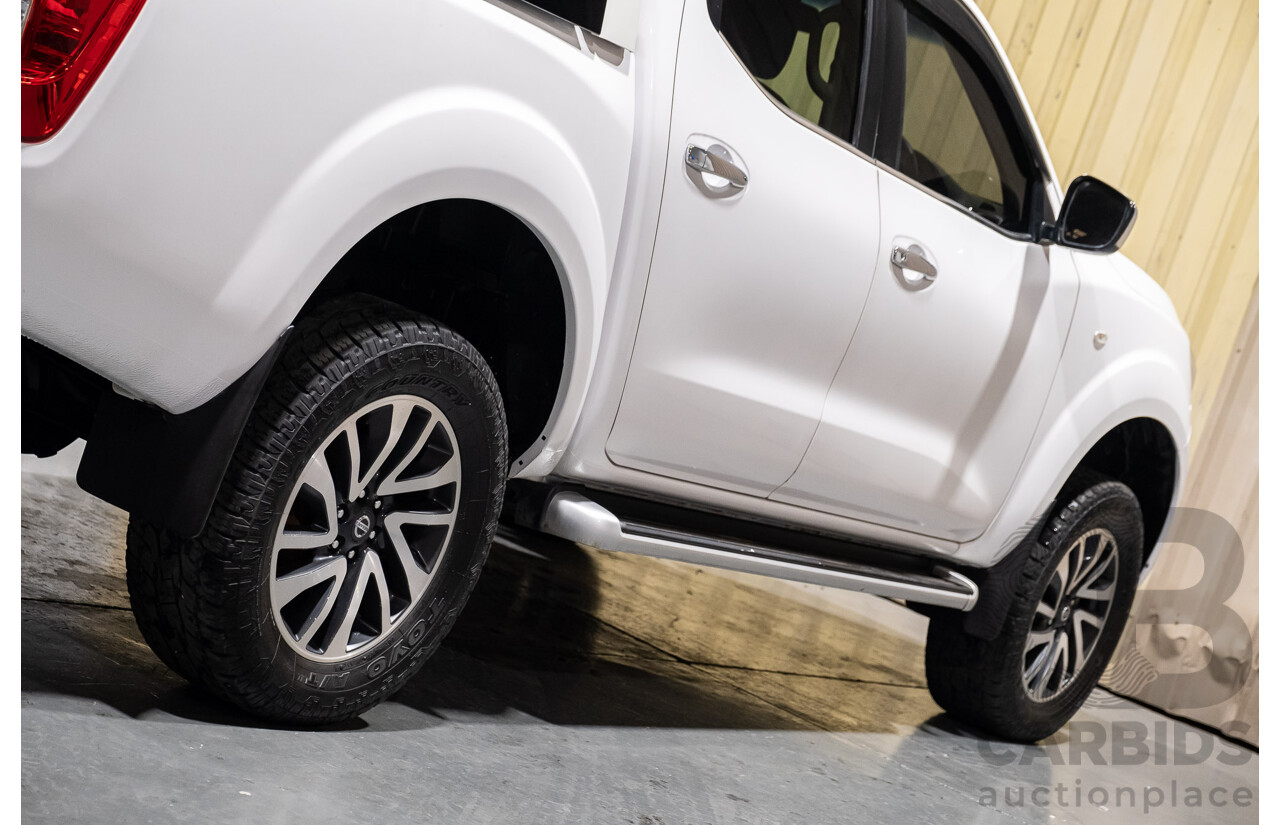 8/2015 Nissan Navara ST (4x2) NP300 D23 Dual Cab Utility White 2.3L