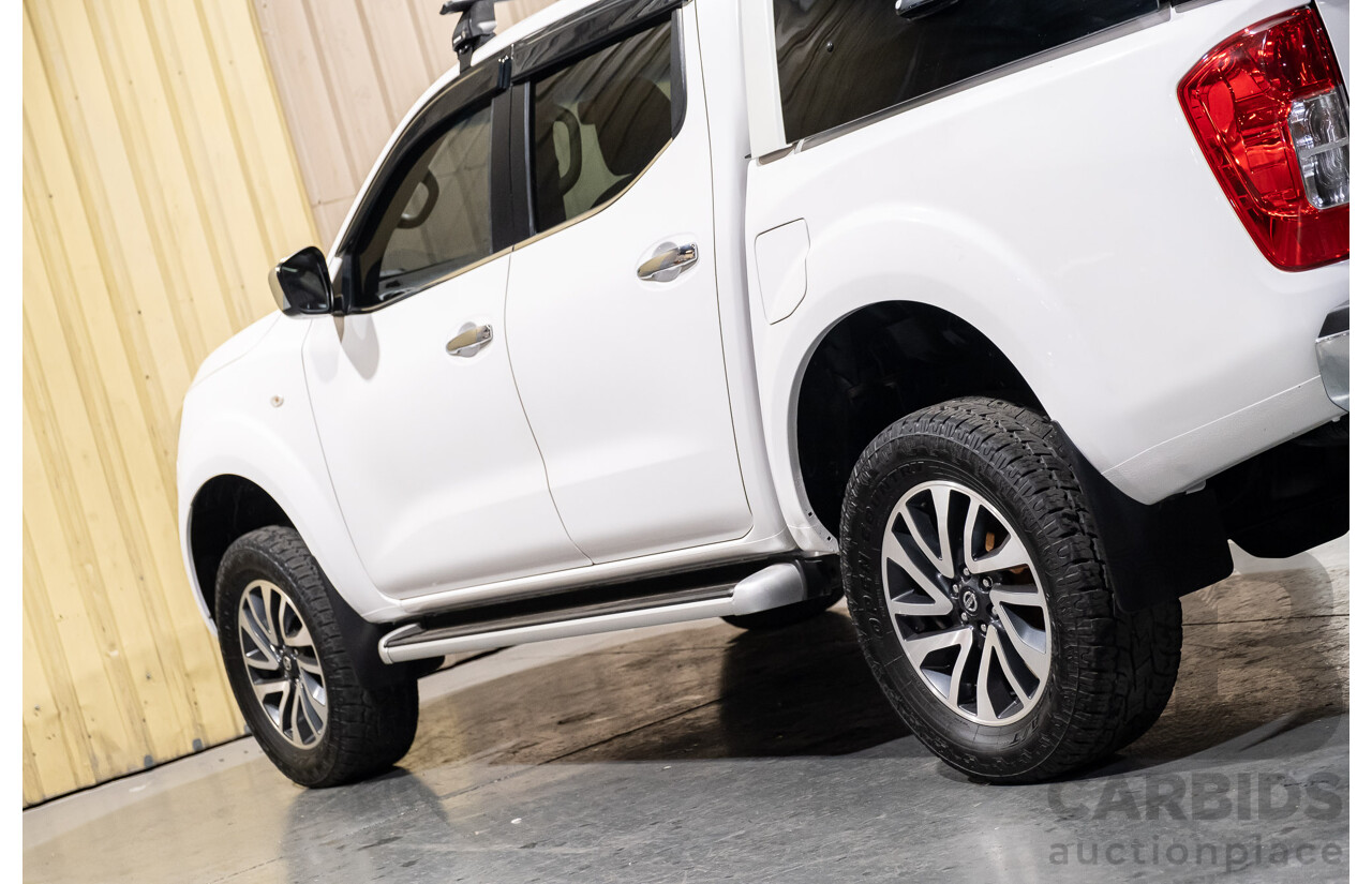 8/2015 Nissan Navara ST (4x2) NP300 D23 Dual Cab Utility White 2.3L